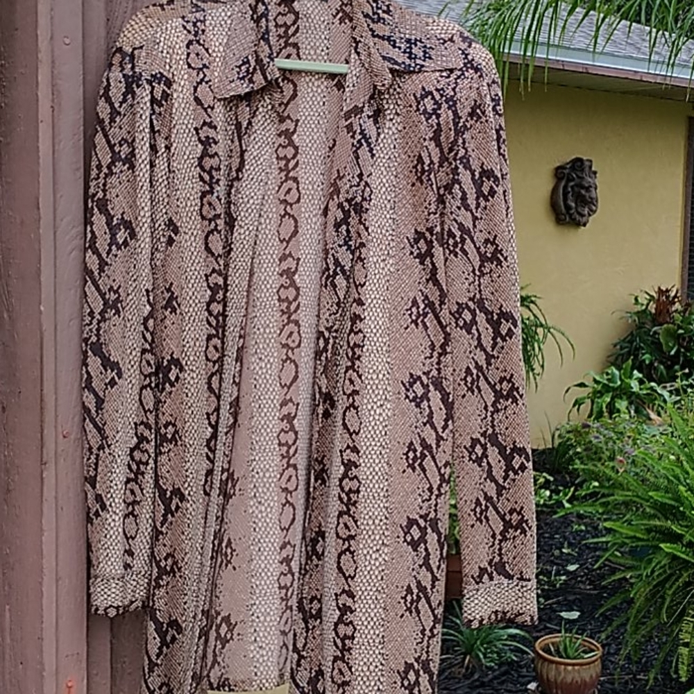 Animal print jacket